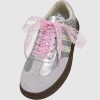 Pink lace shoelaces C5