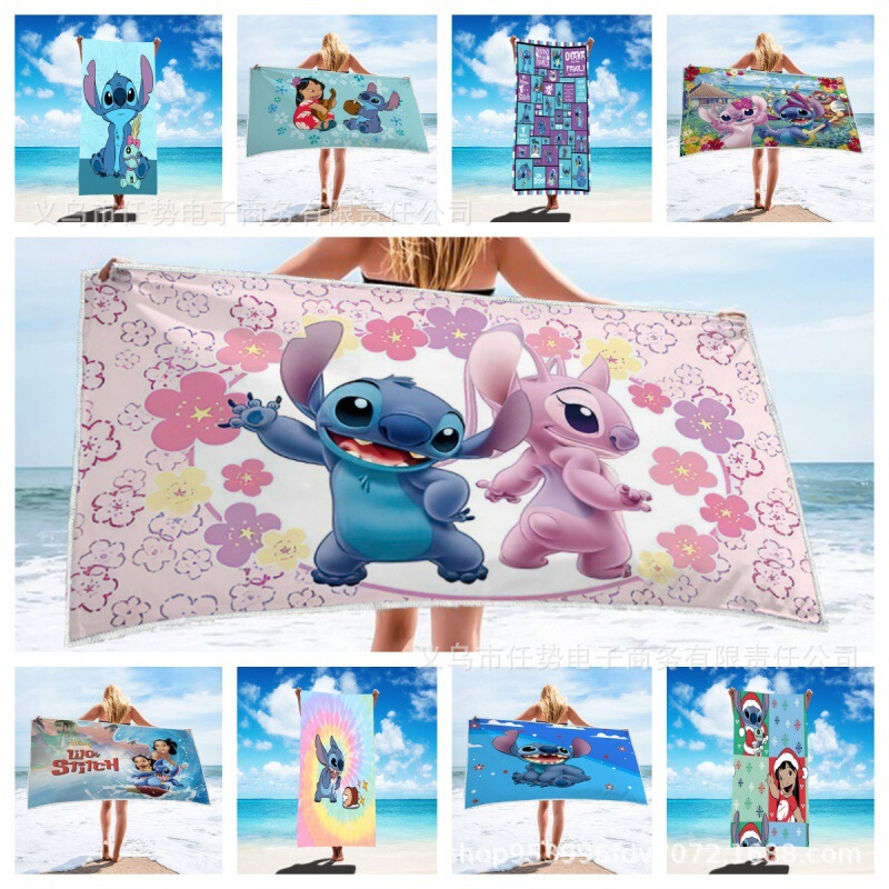 Personalized custom beach towel Stitch series microfiber absorbent super fast factory wholesale Personalized custom beach towel Stitch series microfiber absorbent super fast factory wholesale