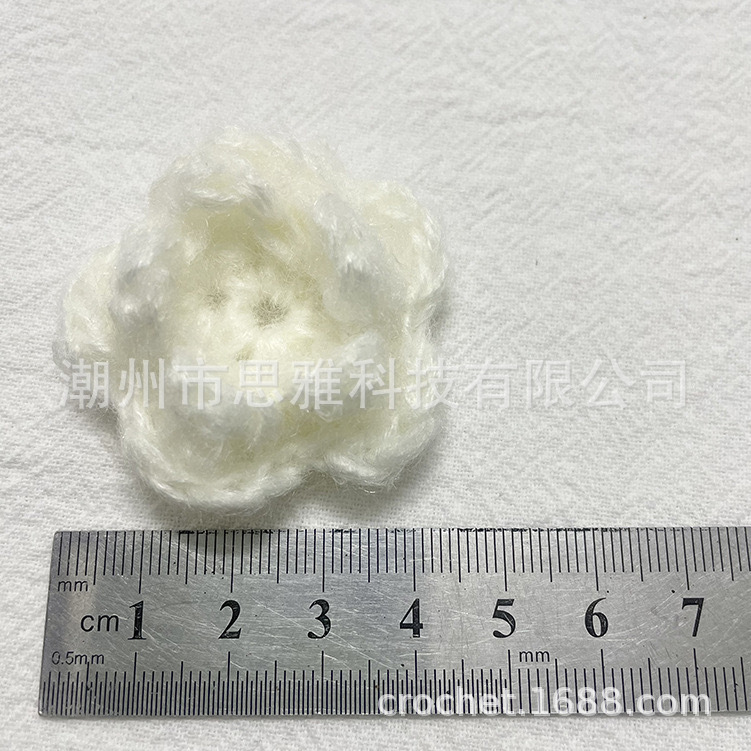 두 겹 모헤어 플라워