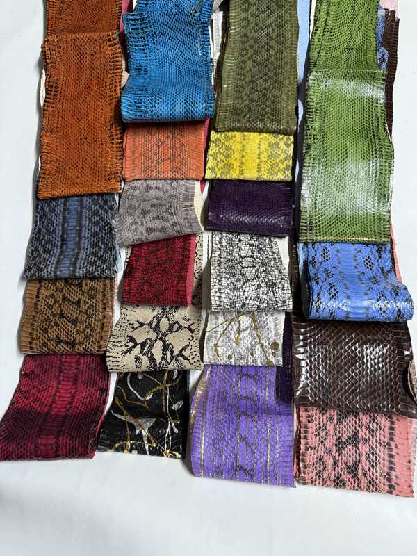 The Whole Colorful Snake Skin Is about 0.2 Thick The Whole Colorful Snake Skin Is about 0.2 Thick