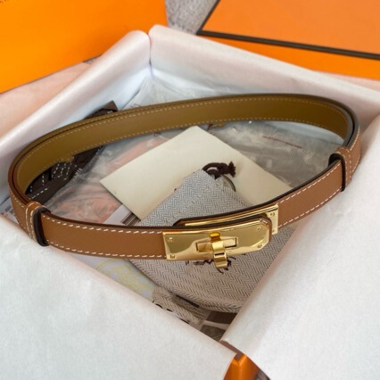 High-Quality Kelly Women's Belt, Made of Cowhide, No-Punch Hole Design, Suitable for Dresses and Coats, Fashionable, Versatile, Simple and Elegant High-Quality Kelly Women's Belt, Made of Cowhide, No-Punch Hole Design, Suitable for Dresses and Coats, Fashionable, Versatile, Simple and Elegant