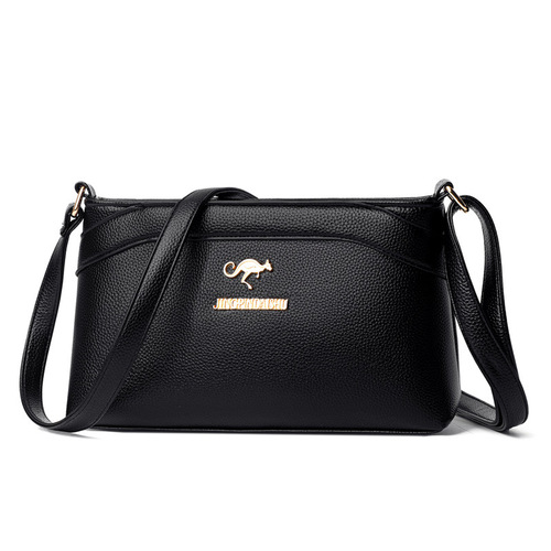 Women's Bag  New Fashion Mom Bag Soft Leather Large Capacity Single Shoulder Crossbody Bag Middle-Aged Lady Small Purse Wholesale