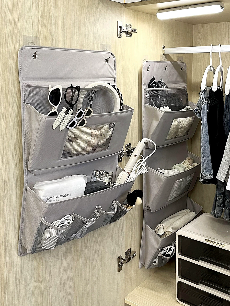 Storage system, hanging organiser, underwear, storage box, storage bag
