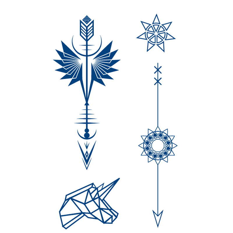 ジュースの紋章はネットの赤い紋章を貼って15日間の現物の卸売りの草本の植物の半永久の刺青のシールを持続します。