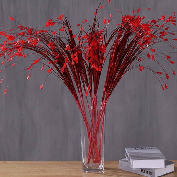 20 Beautiful Simulation Peacock Cao Fei Ling Grass Prop Wedding…