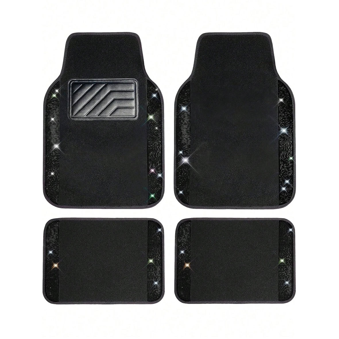TEMU retro estilo nórdico alfombra de pie de coche alfombra de cuatro piezas tapete resistente a las manchas almohadilla de pie Amazon TEMU al por mayor