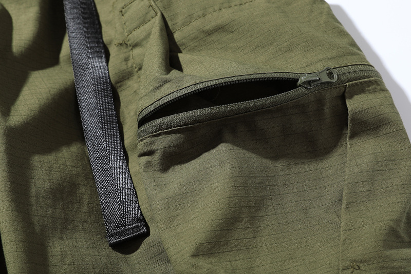 Pantaloni cargo uomo taglio dritto oversize stile casual streetwear_voghion.com