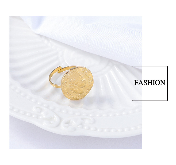 Fashion Stainless Steel Portrait No Inlaid Women'S display picture 3