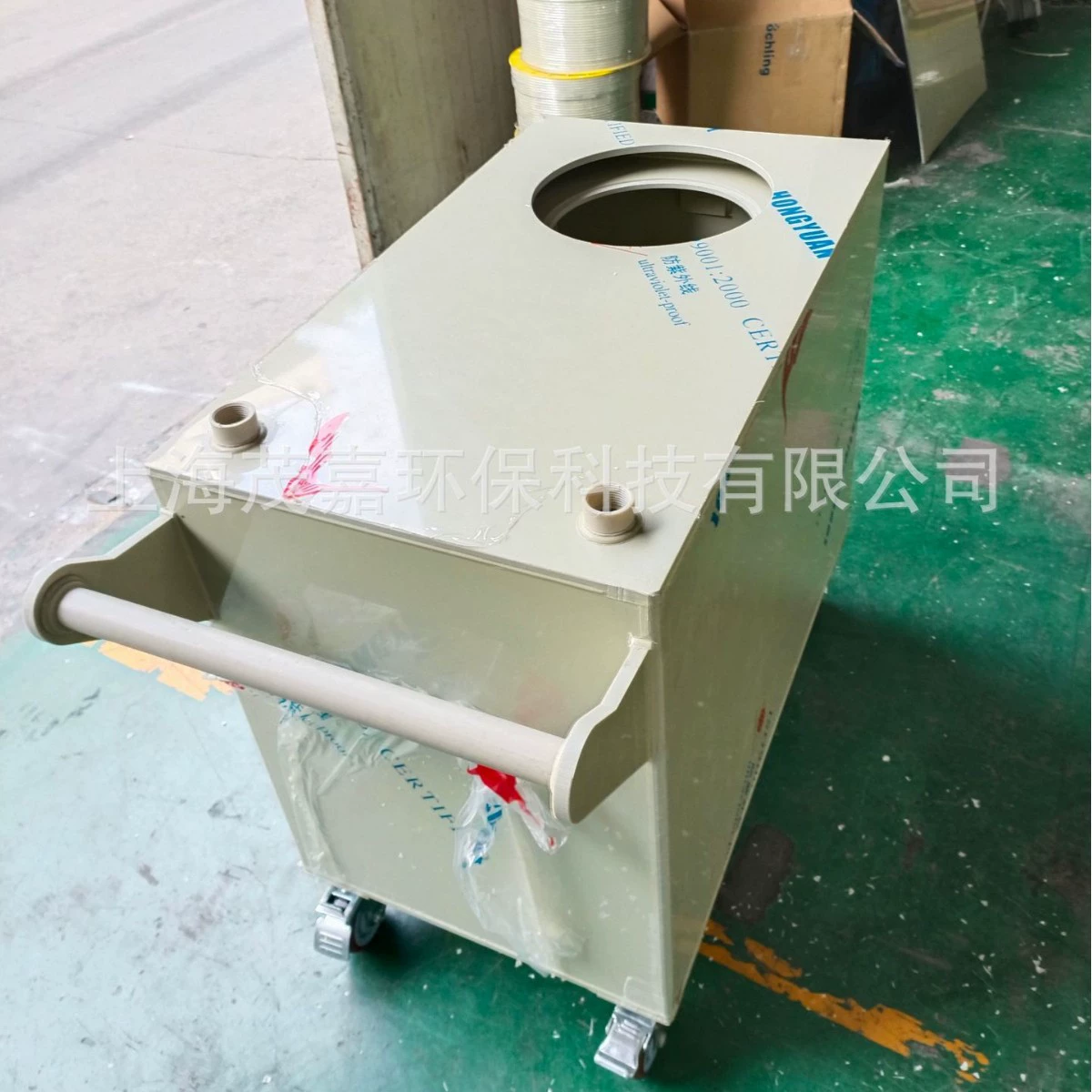 Тележка PP шкафного типа для чистых помещений, кислото- и щелочестойкая бесшумная тележка, индивидуальный сварочный процесс, красивый внешний вид