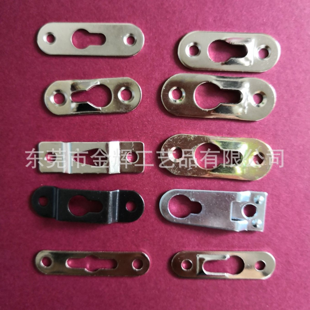 相框配件锯齿挂，凸型葫芦挂片弓形锯齿挂，弓形挂扣，横直条挂片