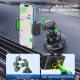 Cross-border suction cup car mobile phone bracket universal navigation bracket new energy telescopic rotation 360 degree rotating bracket