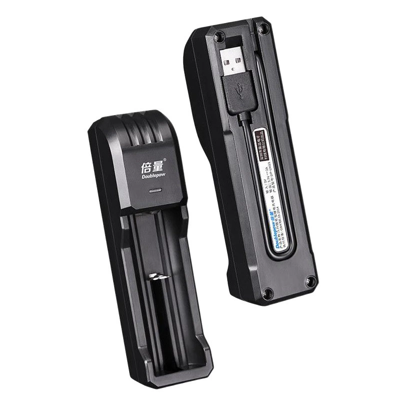 Зарядное устройство для литиевых аккумуляторов 18650 для небольших вентиляторов, аккумуляторов, фонариков, одноконтактное, с функцией быстрой зарядки и защитой от перезаряда