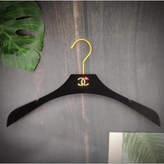 婚礼C金色婚纱衣橱衣架双皮草衣架绒面小香专用衣架婚纱皮草专用