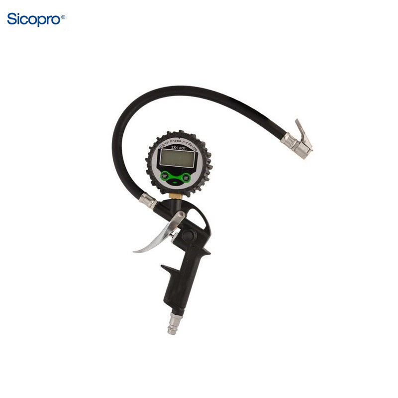 高精密数显胎压表汽车胎压计轮胎气压表测胎压检测器打气表枪带充