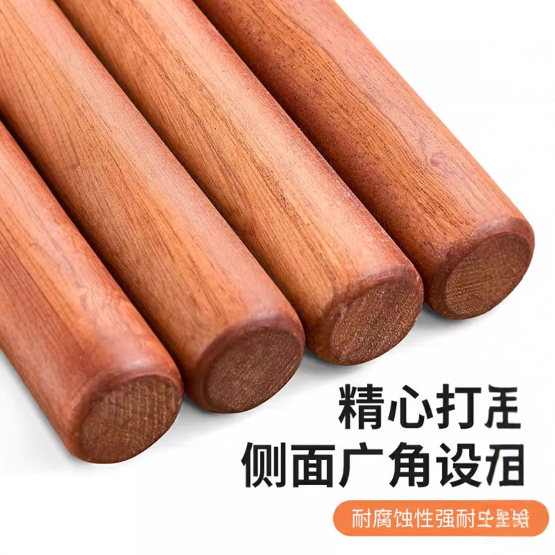 实木擀面杖擀面擀饺子皮专用滚轴杆压面棍擀面棍家用厨房面棒|undefined