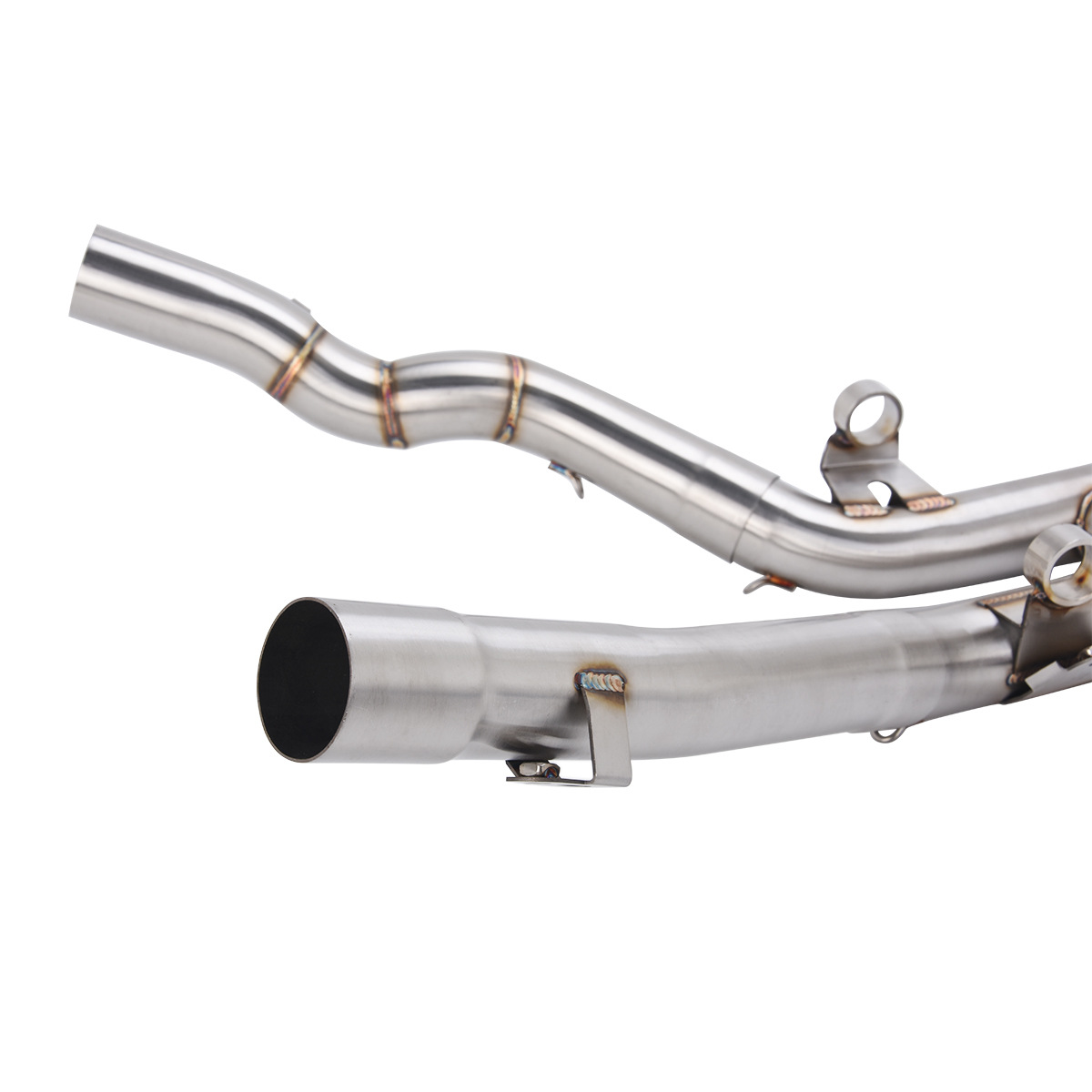 Suzuki Hayabusa GSX-R1300 Front Section - Brushed Stainless Steel - Original Factory Diameter - 21-25