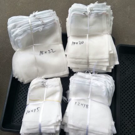 Шифрование 100 сетка фильтр аквариума нейлон молния материал сетка мешок бактерии дом активированного угля специальный мешок экрана