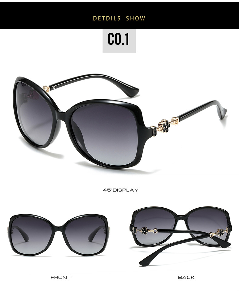 62g Weight Full Frame Glasses Structure Sunglasses Classification Tac, UV400 Protection Lens Material Oval Frame Glasses Style Holiday, Travel Occasion Solid Color Pattern All Seasons Season Unisex Gender Basic, Classic Style Style Grey, Black Color Basic Classic Style Solid Color Tac UV400 Protection Oval Frame Full Frame Women's Sunglasses 6