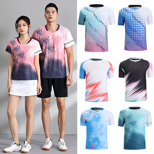 New Summer Table Tennis Suit Badminton Suit Quick-drying Sweat-absorbent Suit Casual Sports Competition Suit
