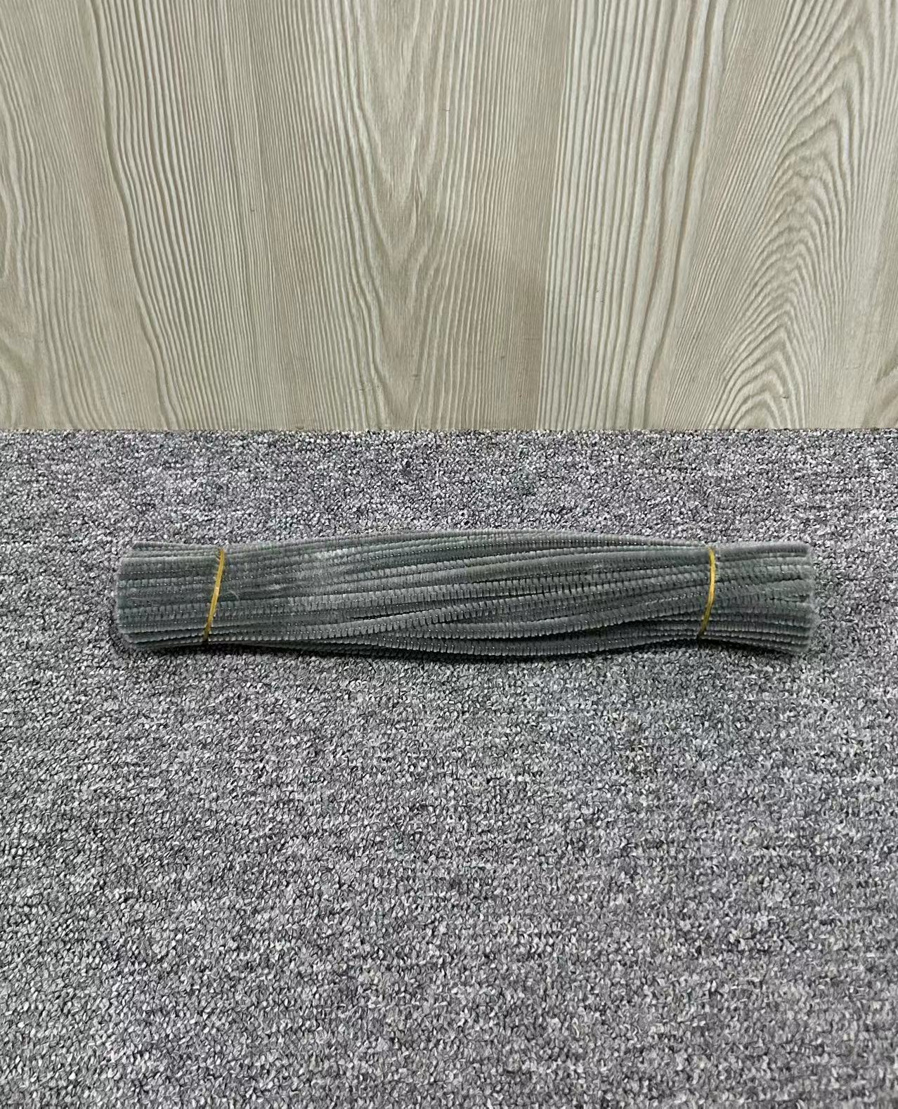 Colorido Raíz de lana Twist stick tira de lana accesorios de arcilla jardín de infantes DIY material hecho a mano limpiador de tuberías