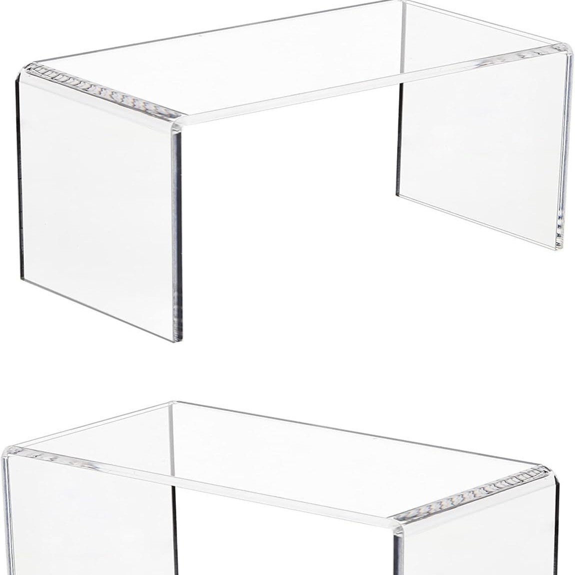 亚马逊爆款透明立管亚克力展示架珠宝公仔纸杯蛋糕食品展示柜