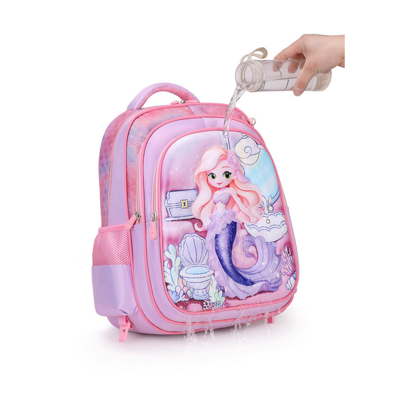 schoolbag para estudiantes de la escuela primaria, tres piezas, mochila de 3 ~ 6 grados, mochila de carrito, mochila transfronteriza