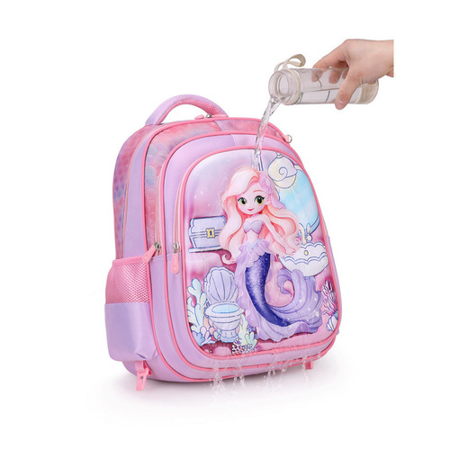 schoolbag Primary school students pull-bar schoolbag three-piece children grade 3 - 6 backpack handcart backpack cross-border