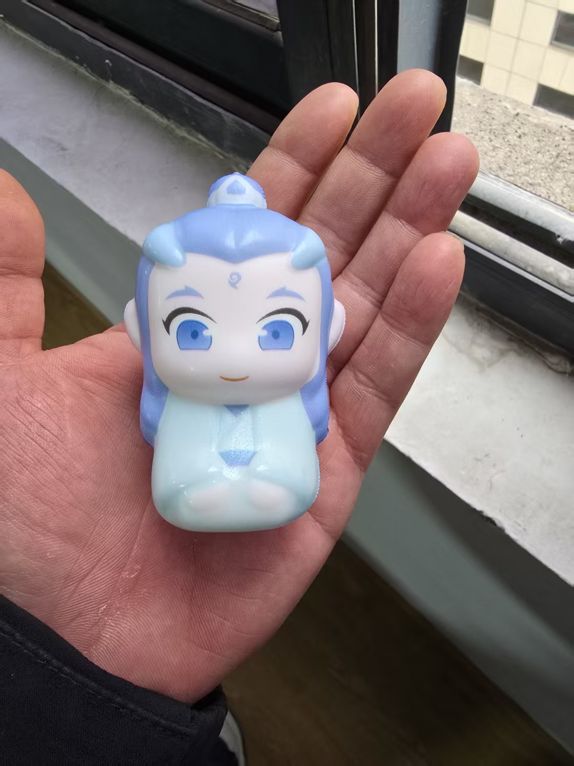 El niño demonio de Nezha, el mar genuino Q, jugar a descomprimir, pellizcar, pellizcar, película conmemorativa, adornos lindos alrededor de la manga.