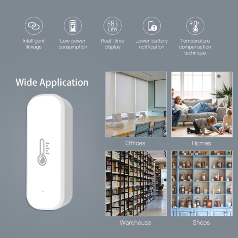 涂鸦WIFI温湿度计 tuya智能传感器 Zigbee温湿度 无线远程探测器