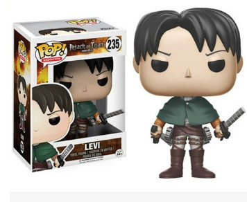 Виниловые фигурки Funko POP «Атака титанов» POP20/21/235/239, ПВХ, 10 см коллекционные