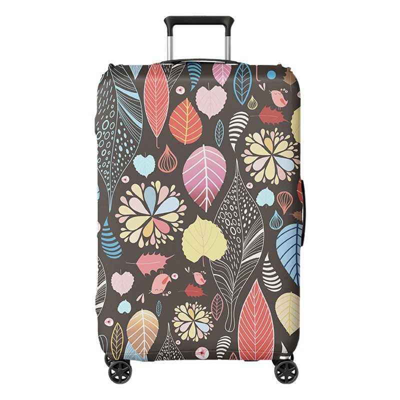 Funda Protectora para Equipaje Anqing Craft, Recomendada para Estudiar en el Extranjero, Elástica, con Estampado de Dibujos Animados, Pedido Mínimo de Una Pieza, Estampado Tropical