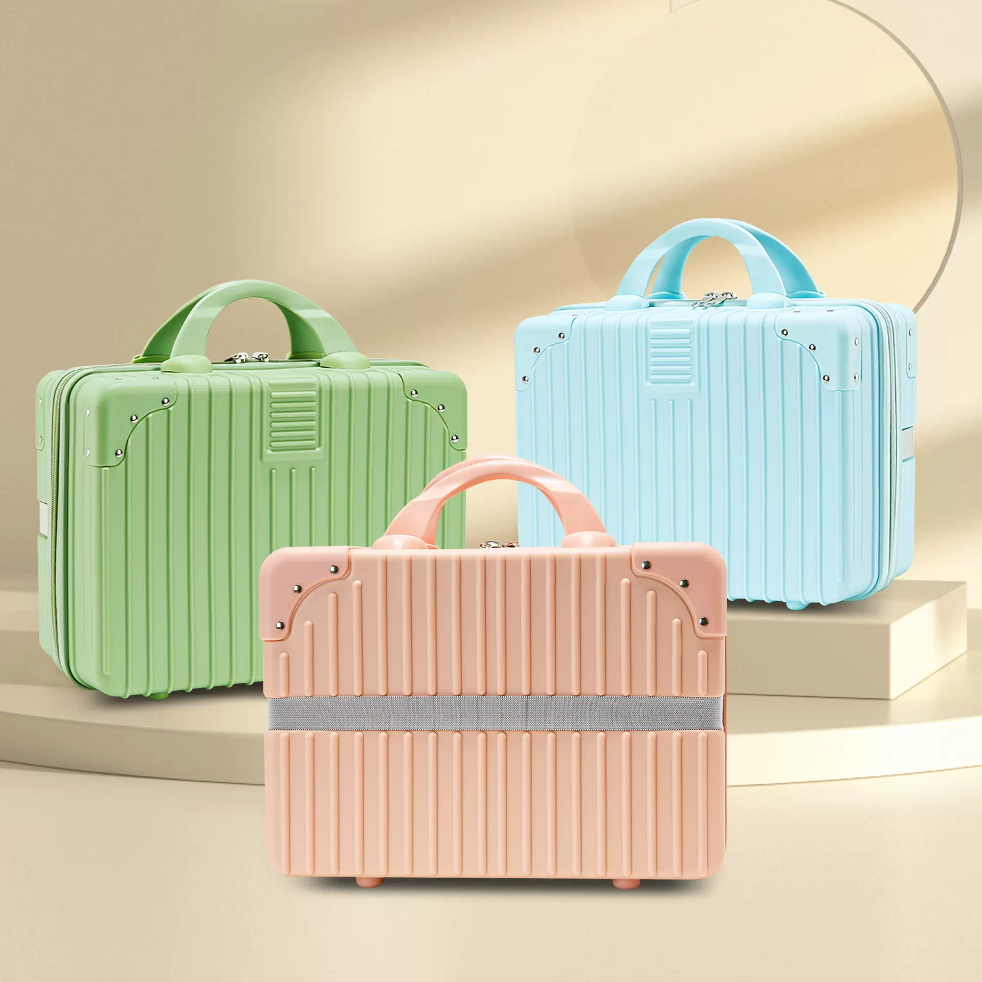定制批发行李箱化妆箱新款迷你手提箱喜糖盒轻便旅行箱化妆品