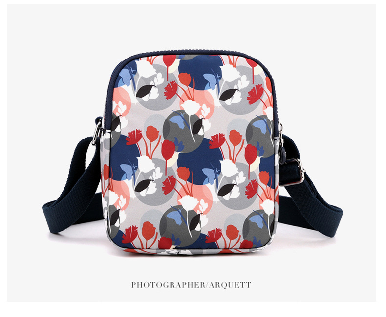 New Oxford Fabric Women's Mini Casual Crossbody Phone Bag Fashion Nylon Bag Single Shoulder Adjustable Waterproof Canvas Bag