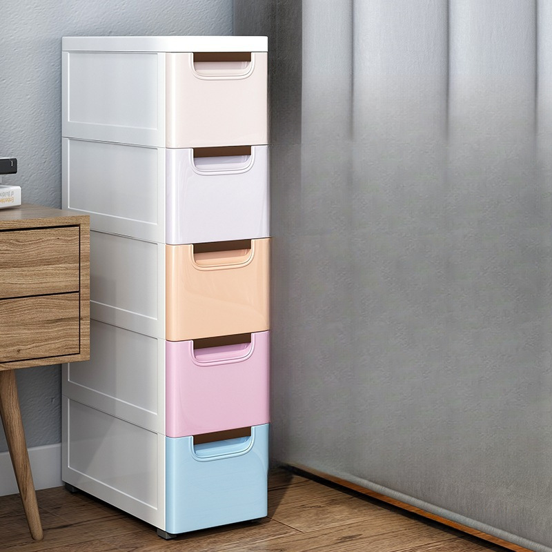 / / gabinete de almacenamiento de hendidura tipo cajón cocina de hendidura multicapa baño armario estrecho estante de almacenamiento