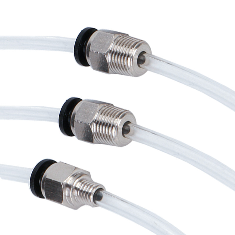 3D printer quick connector, pneumatic quick connector, PC4-M6 4-01 6-01 straight through quick plug, through