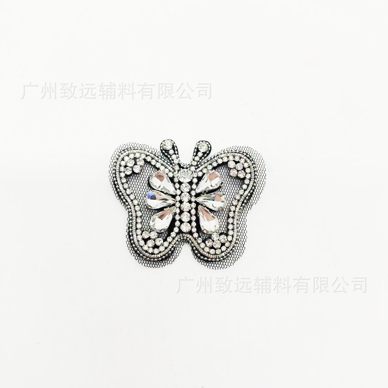 Nueva moda suministro pegajoso diamante mariposa de cristal pegatinas de tela Ropa Accesorios zapatos y sombreros bolsa Decoración Accesorios DIY image 6