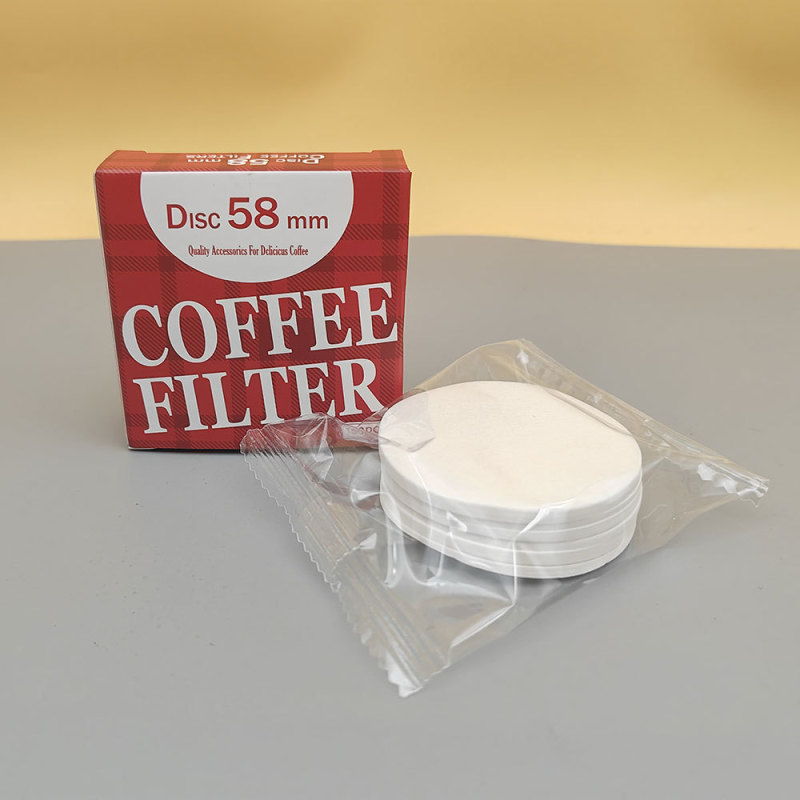 Red Boxed Round Powder Bowl Hand-Brewed Coffee Moka Pot Drip Coffee Filter Paper Le Press Pot Coffee Filter Paper 50