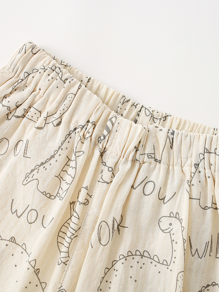Malwee transfronterizo verano nuevo pantalones infantiles cómodos pantalones infantiles sueltos transpirables pantalones diarios ociosos a prueba de mosquitos