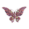 Retro crystal, fashionable high-end universal brooch lapel pin