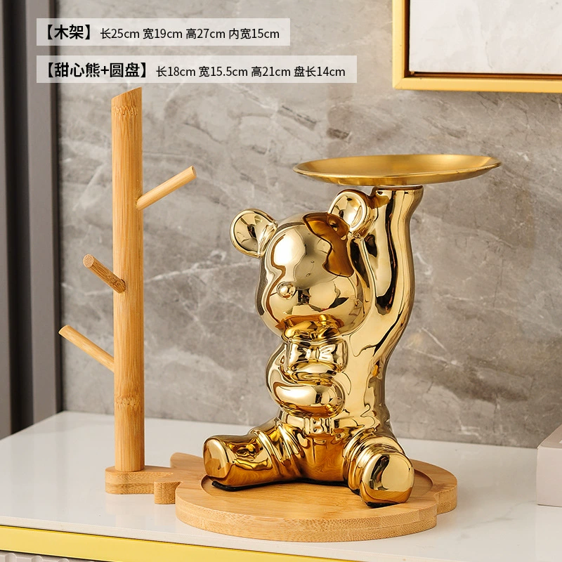 Storage system for keys, ceramic decorations for living room, light luxury style