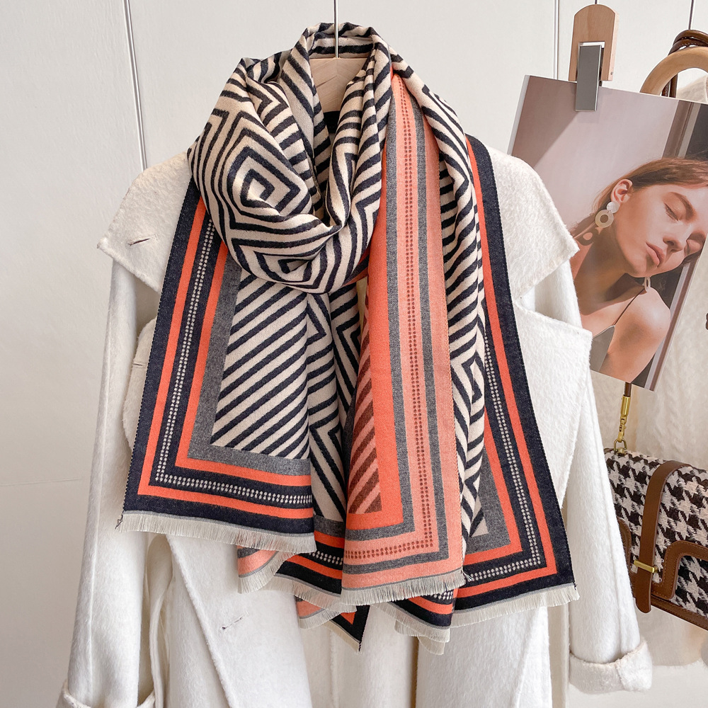 Bufanda mujer imitación cachemira elegante fular invierno_voghion.com
