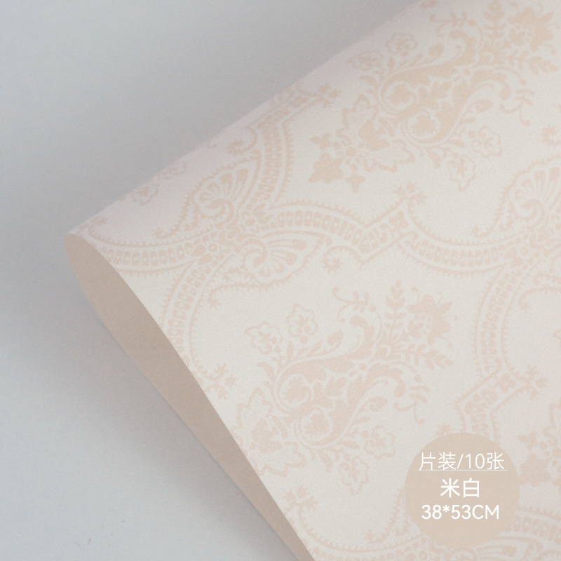 Los siete colores cordier barroco papel de embalaje de flores de papel especial de papel de embalaje de flores materiales de florista