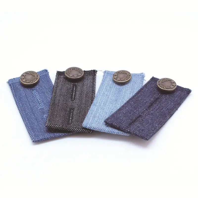Jeans waist expansion with waist accessories denim buckle retractable pants waist adjustment pregnant women extension buckle Amazon hot sale