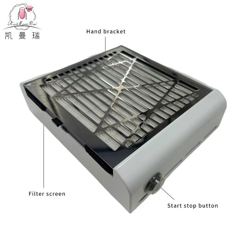 Aspiradora de uñas de alta potencia Filtro japonés máquina de polvo de uñas aspiradora de escritorio extraíble aspiradora transfronteriza
