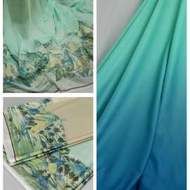 2022年春晚孟庆旸同款只此青绿舞蹈服古典舞演出服成人千里江山图