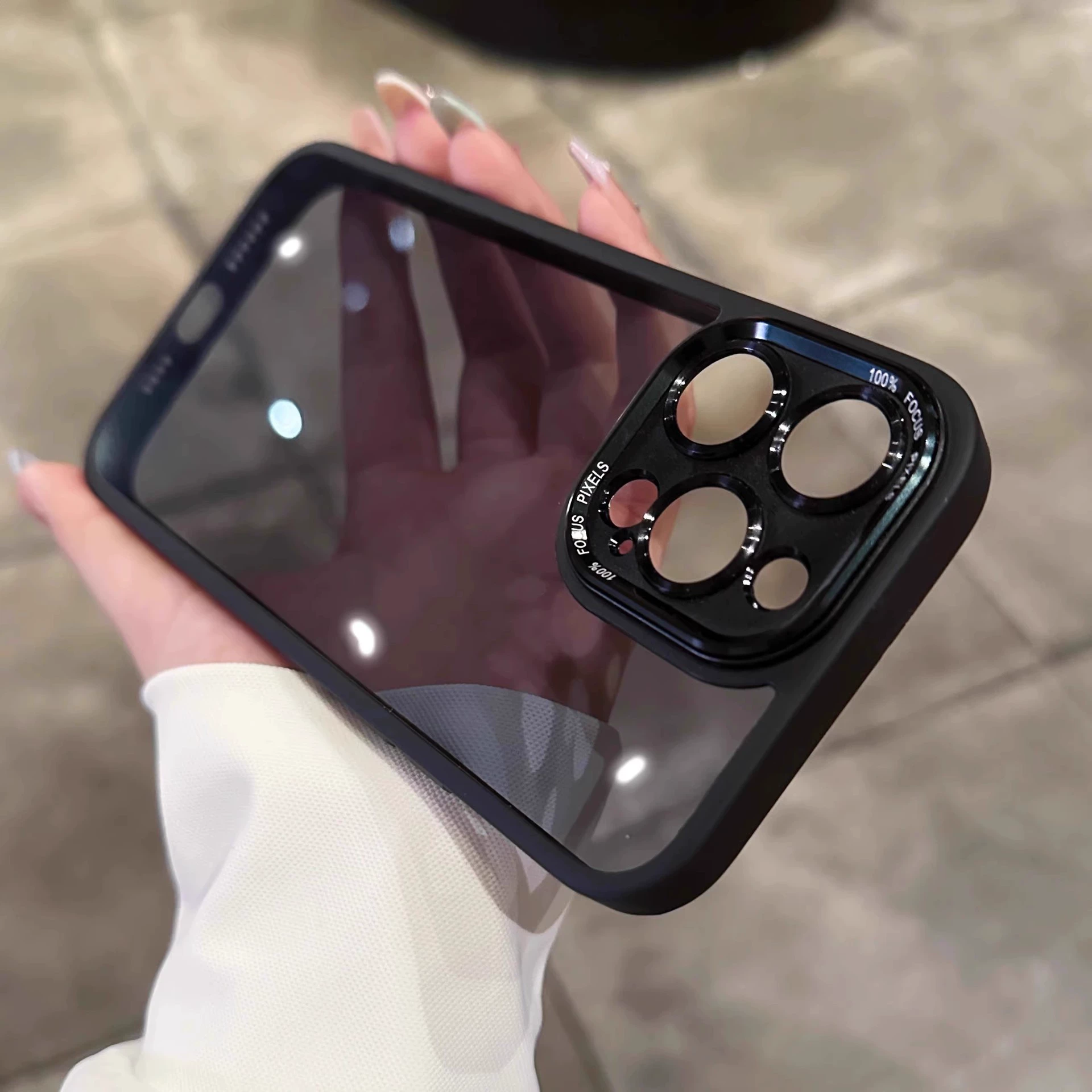 Apple, совместимый iPhone 17, металлический объектив, чехол для телефона, защитный чехол, 17пртмх, стиль высокого качества, iphone, защита от падения
