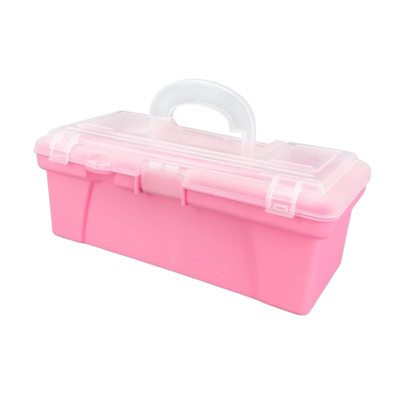 G568B 透明工具箱 PP塑料工具箱 女生日用化妆收纳箱