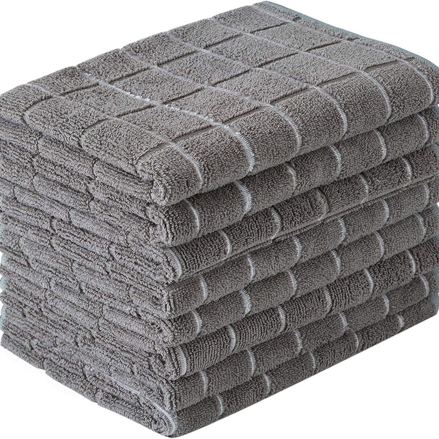 Microfibra toallas de cocina toallas de lavaplatos absorbentes de espesamiento toallas de mesa toallas de mano toallas de limpieza