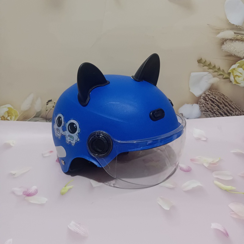 13호 스티커 [네이비 HD 쇼트] 검은 고양이 귀