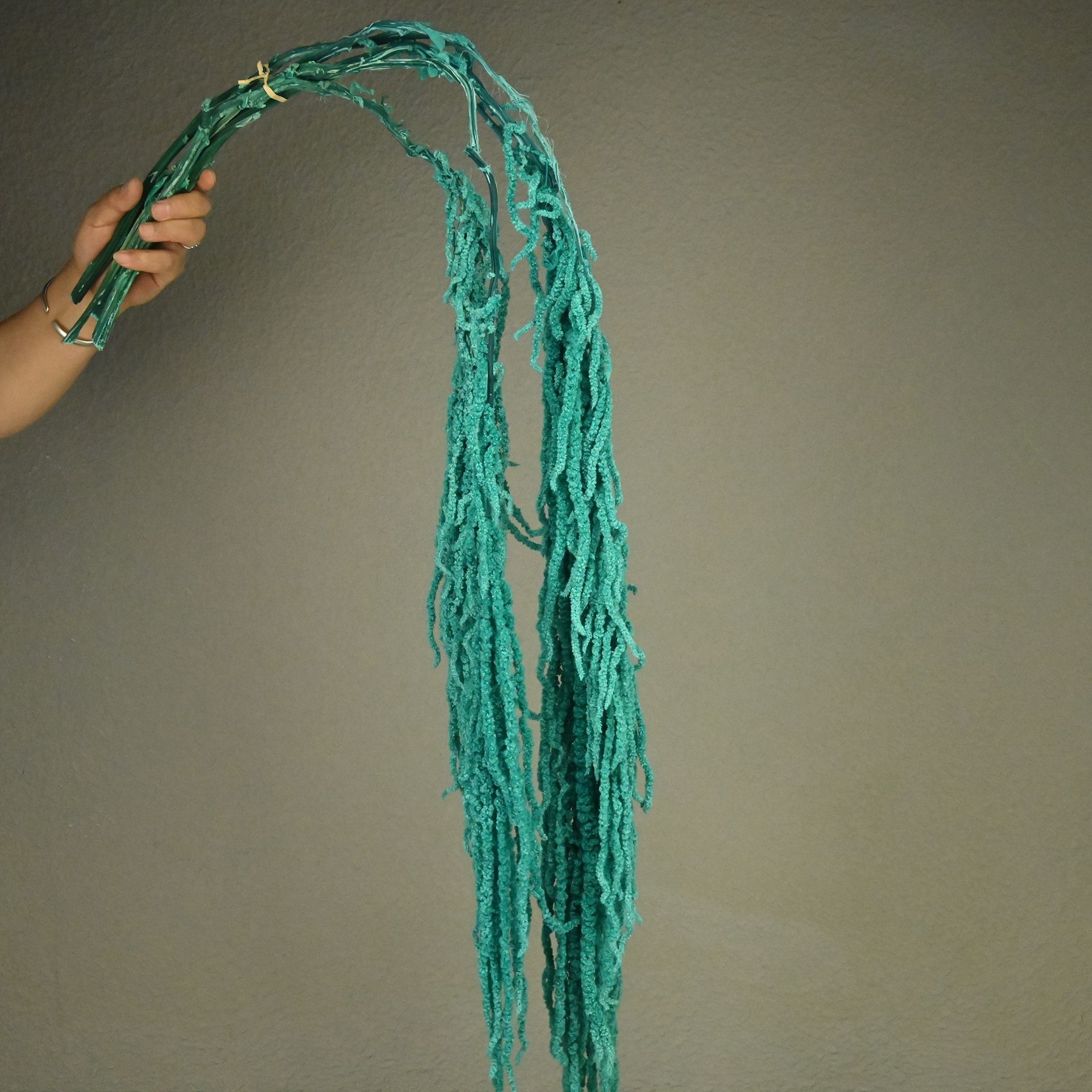 Flores fantasmas colgantes de arroz flor inmortal Juliet Amantes lágrimas colgantes de flores de decoración de bodas flores verdaderas